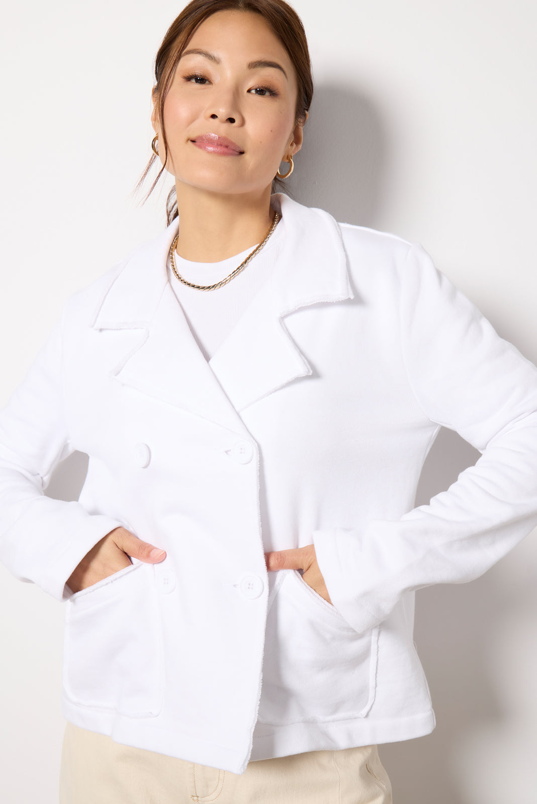 Diana French Terry Blazer