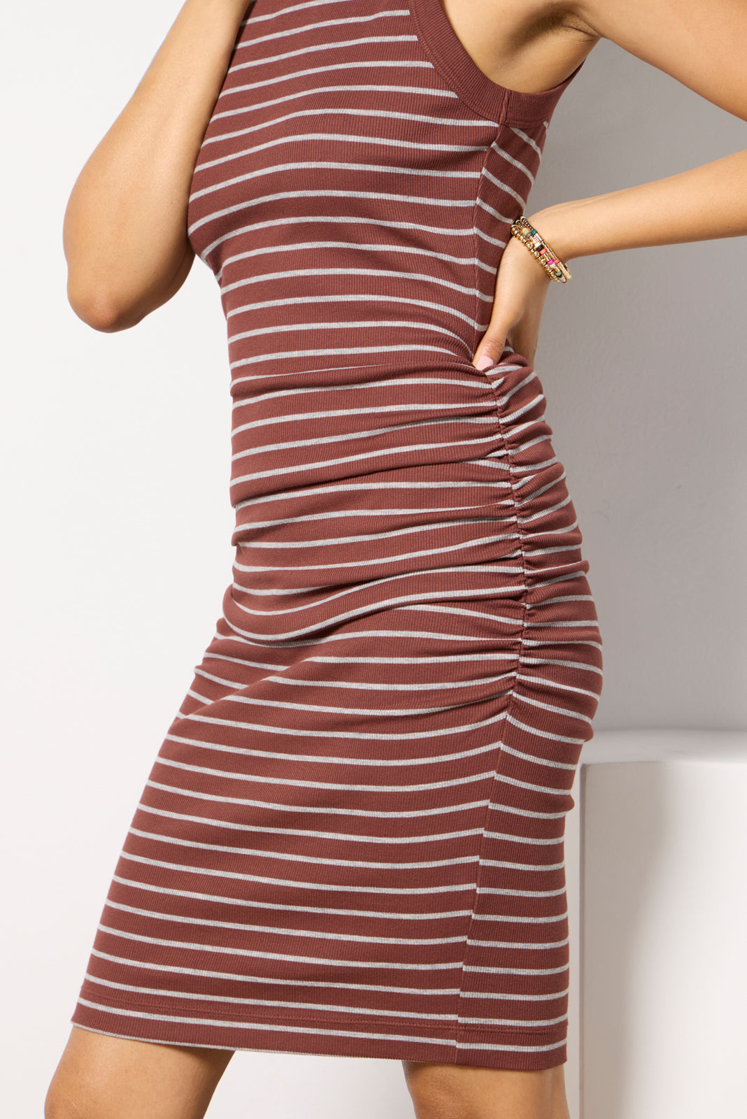 Dawn Ultra Rib Above the Knee Dress