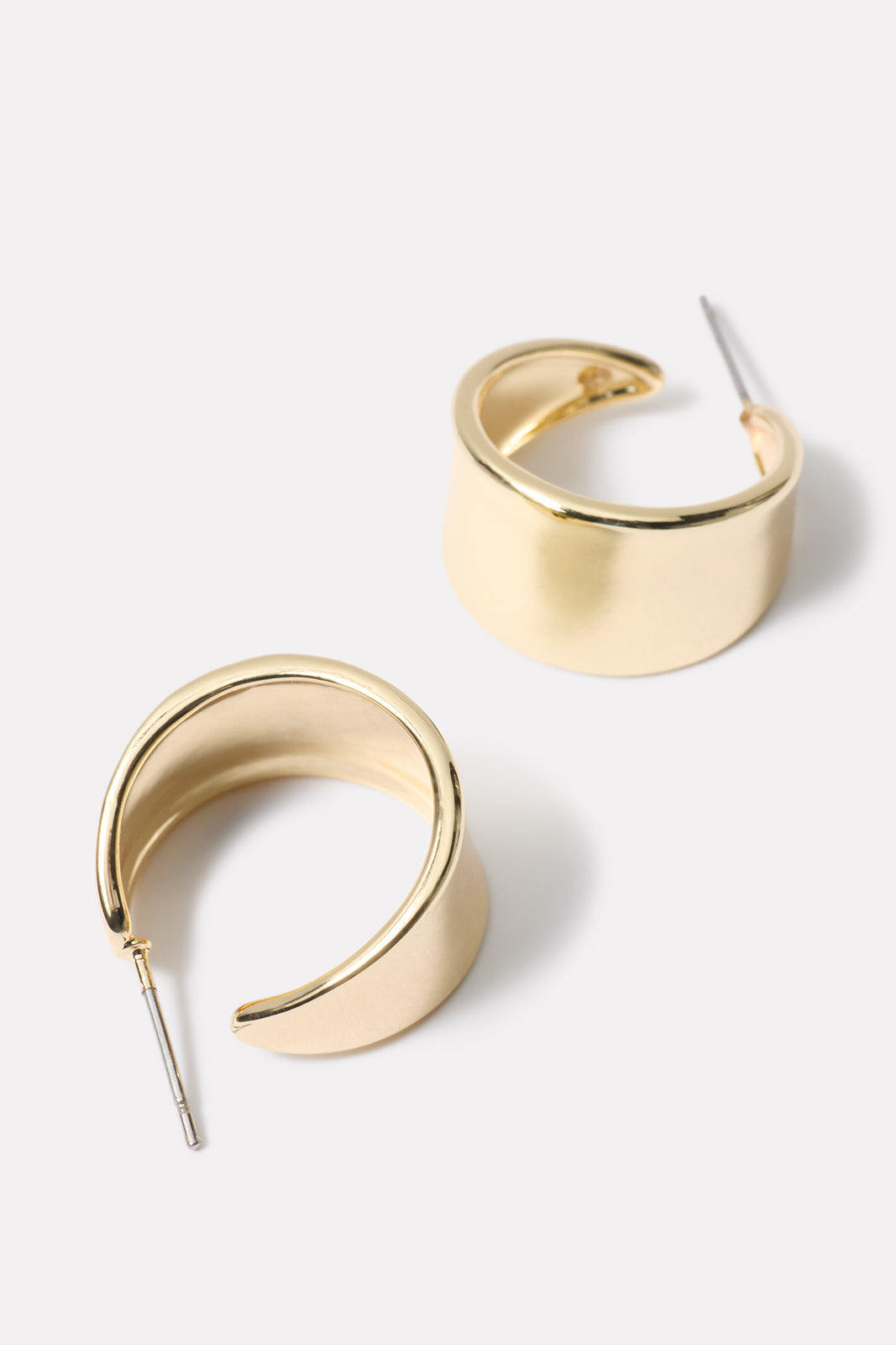 Pippa Flat Hoop Earrings