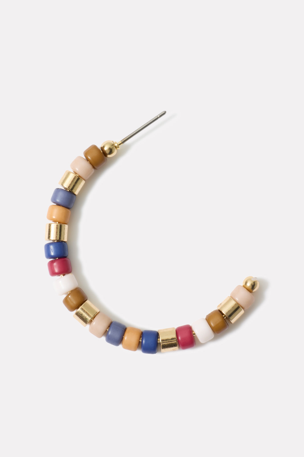 Kiera Beaded Hoop Earring