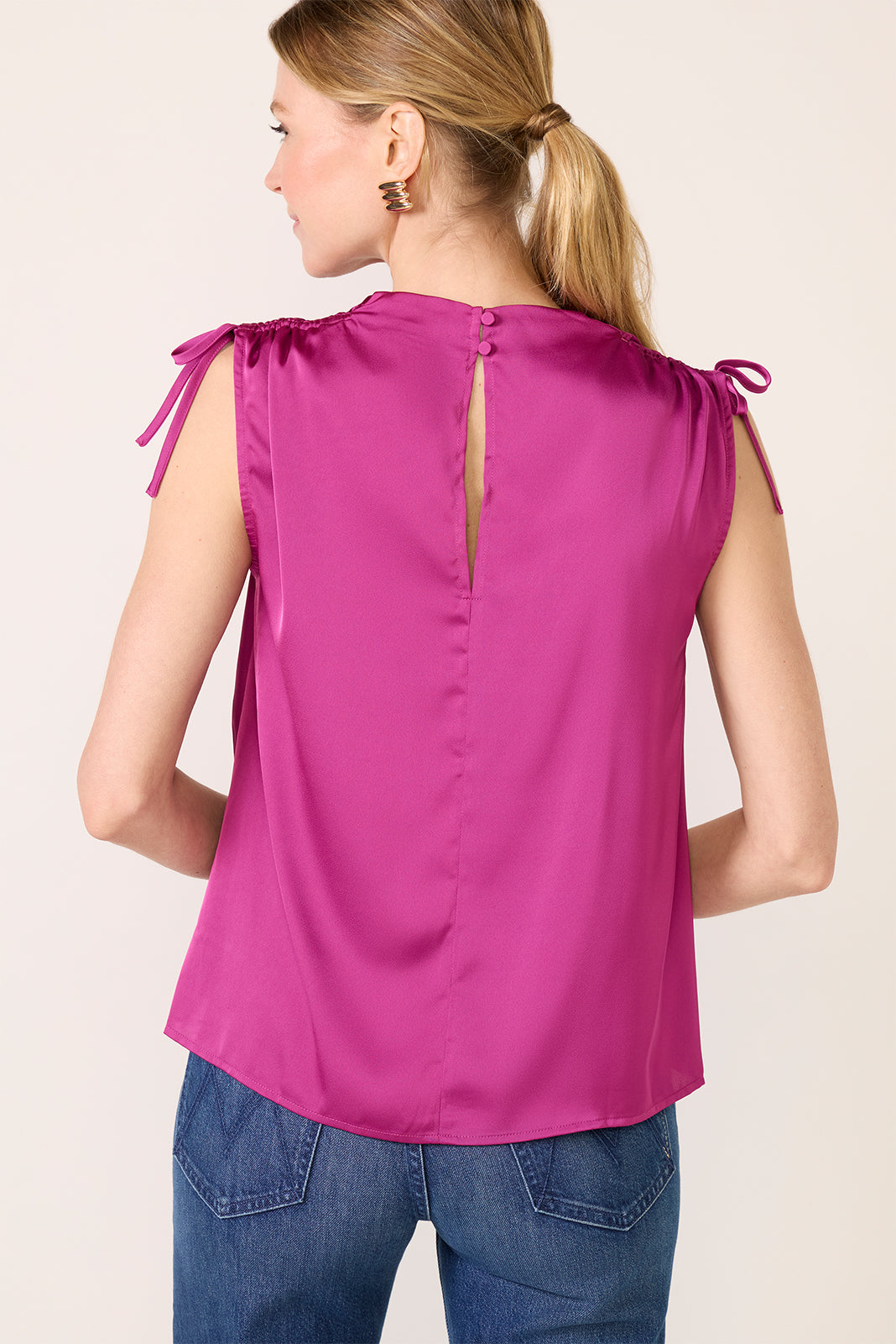 Saylor Tie Shoulder Top