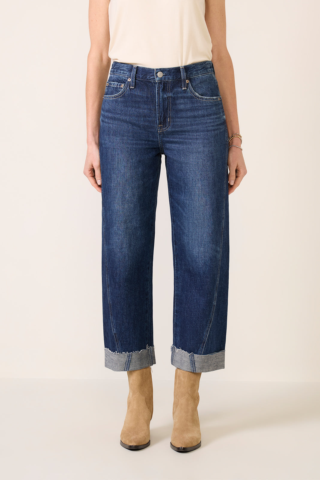 Kacey Cuffed Boyfriend Jean