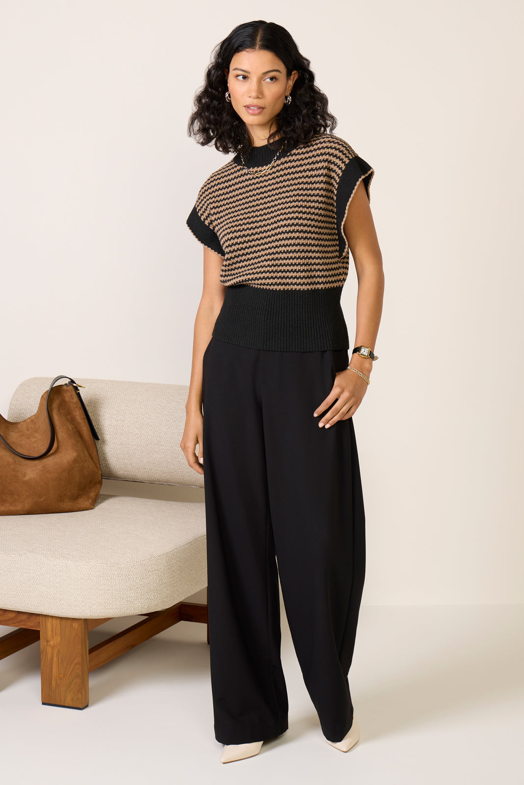 Ellisa Sleeveless Sweater