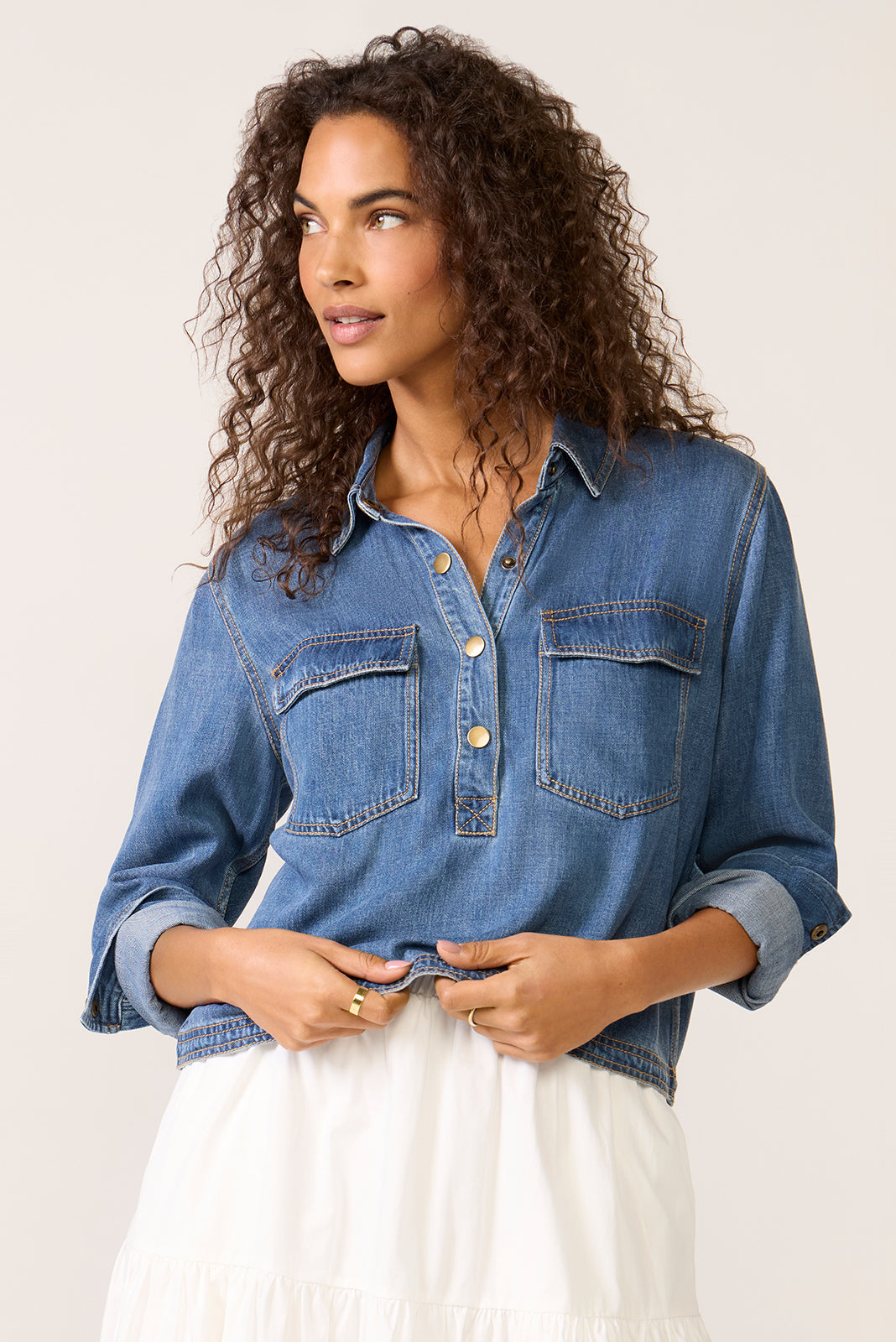 Ports Denim Popover