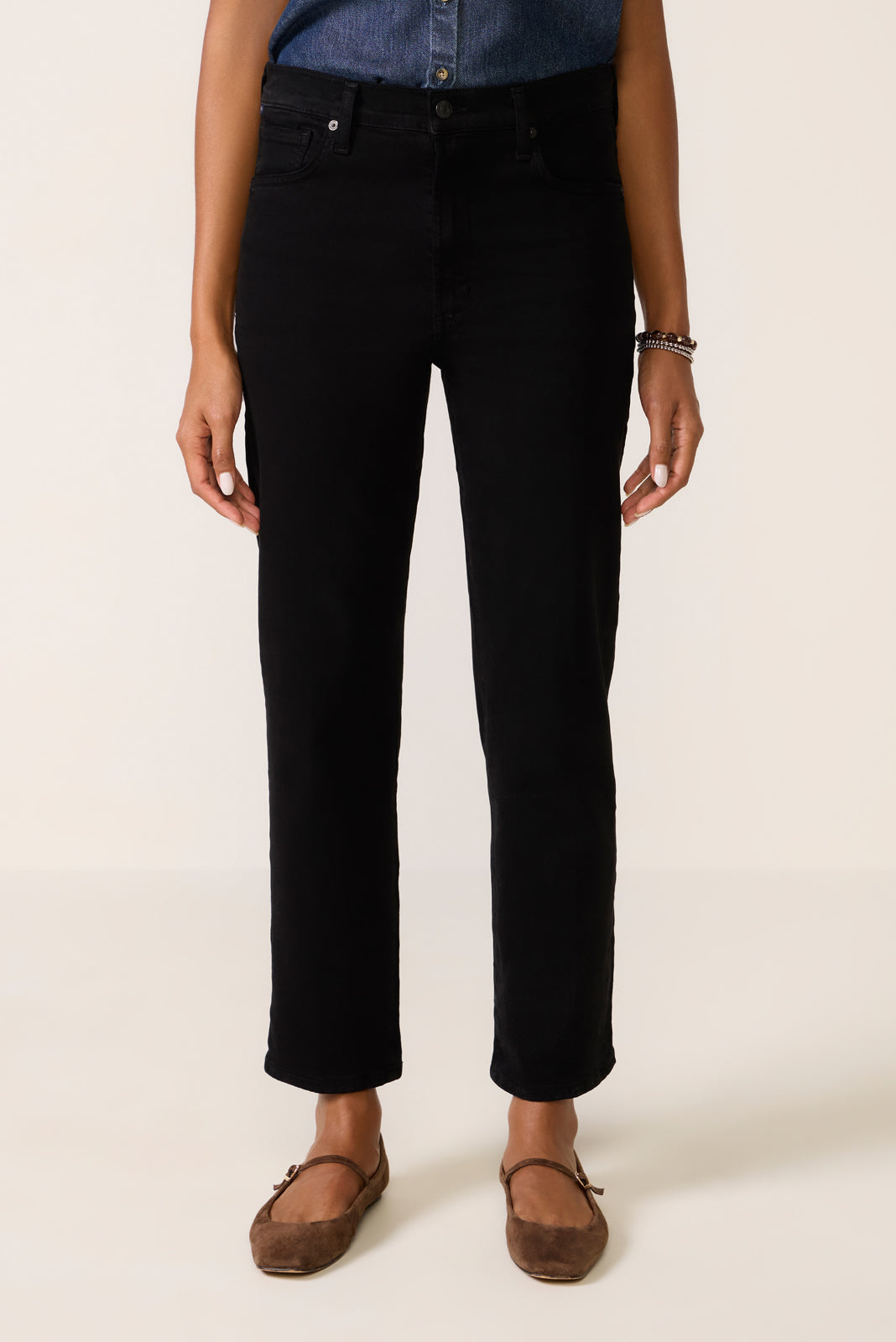 Caia High Rise Straight Jean