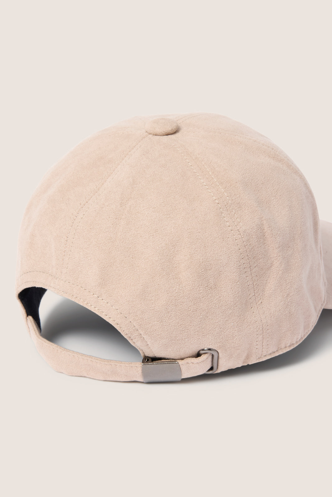 Faux Suede Baseball Hat