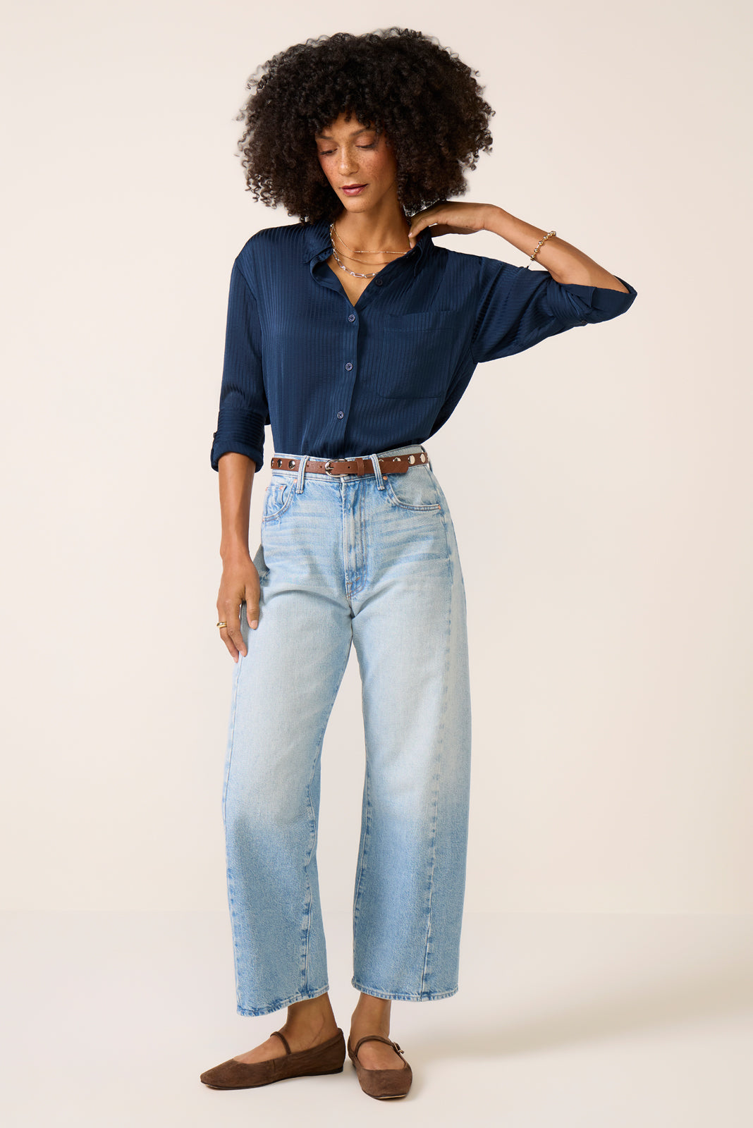 Aiden Crop Shirting