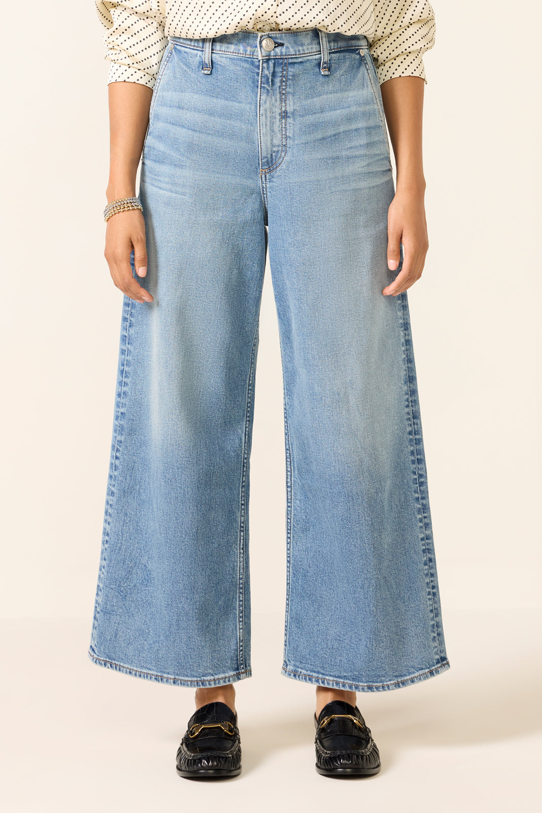 Andi Ankle Wide Leg Jean