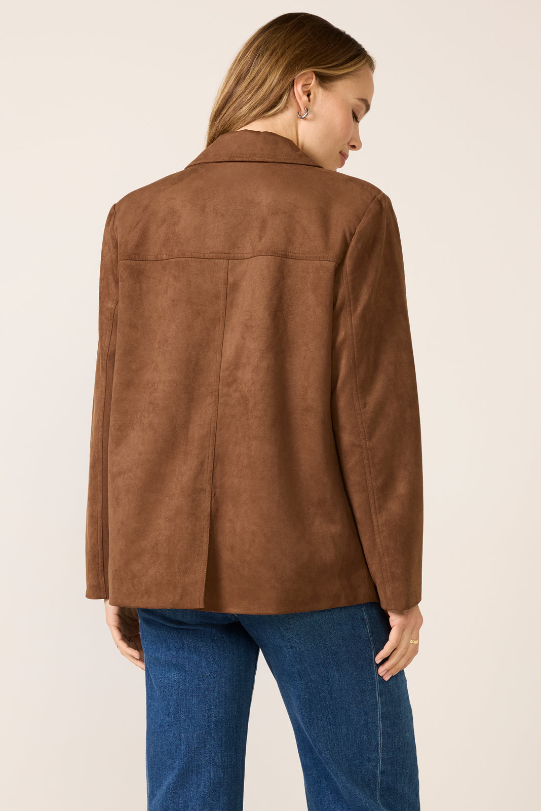 Salie Faux Suede Jacket