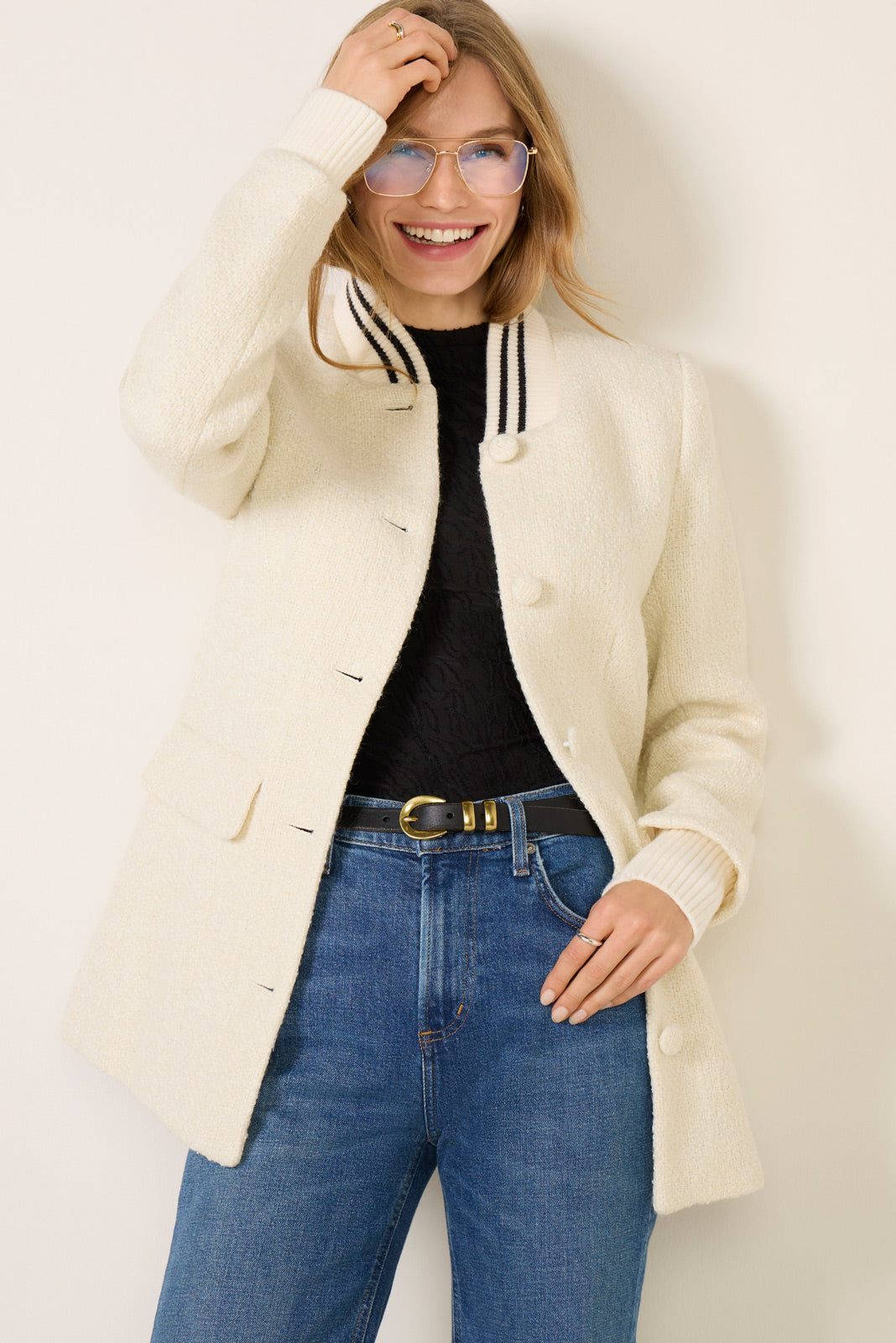 The Varsity Boucle Blazer