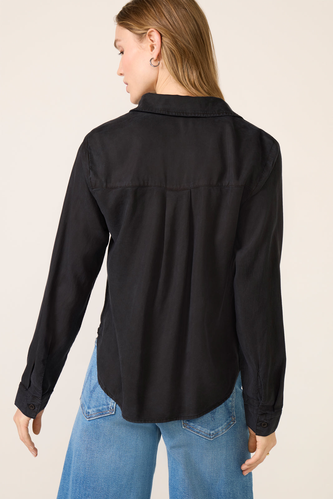 Western Yoke Lace Up Top
