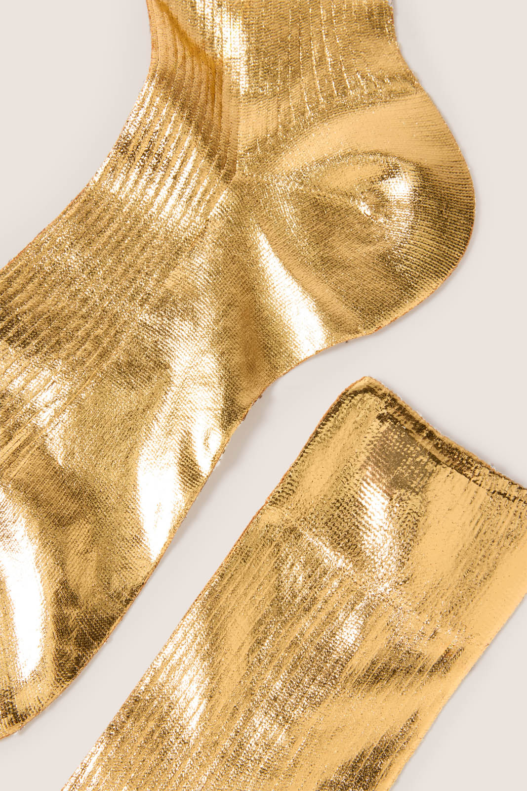 Ribbed Laminated Sock