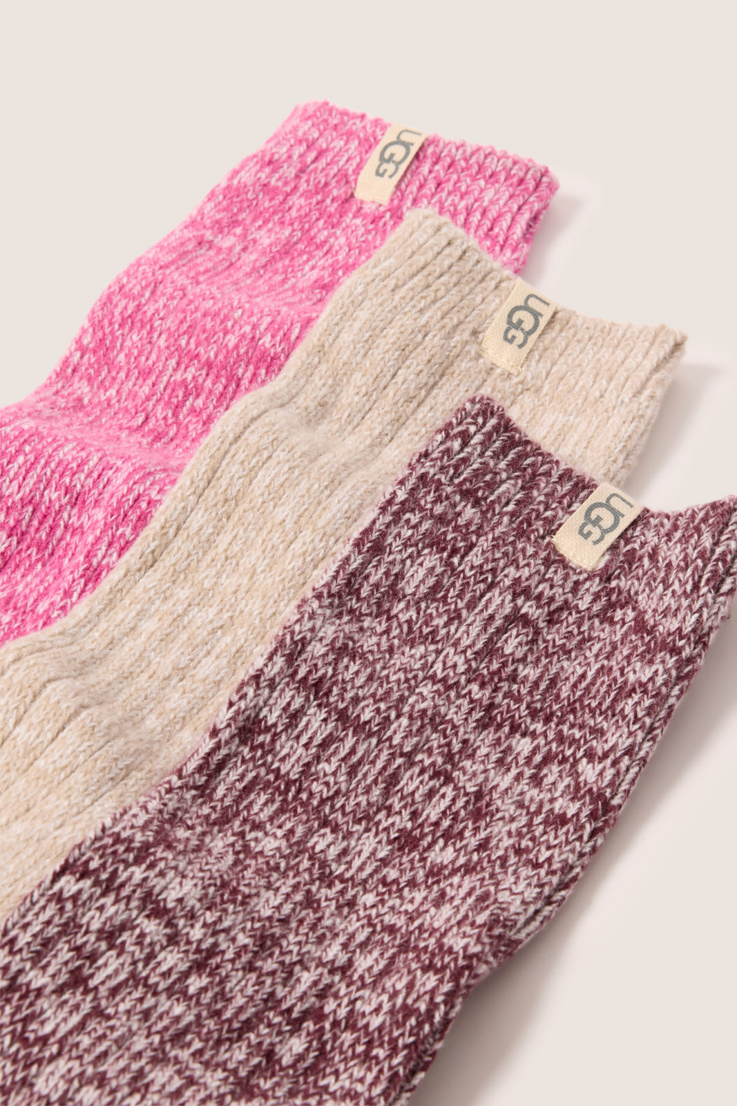 Rib Knit Slouchy 3 Pack