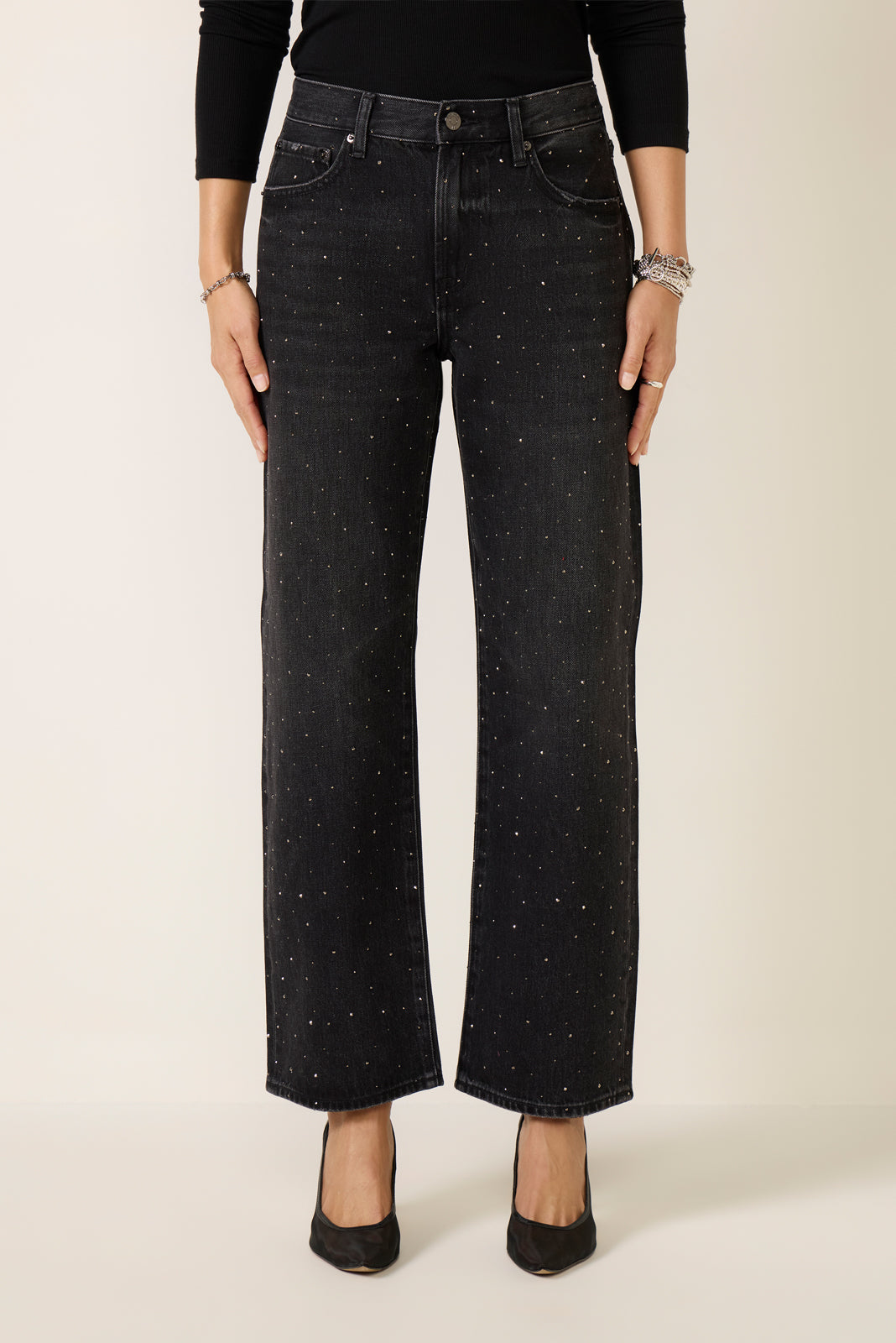 Lexi Sparkle Barrel Jean