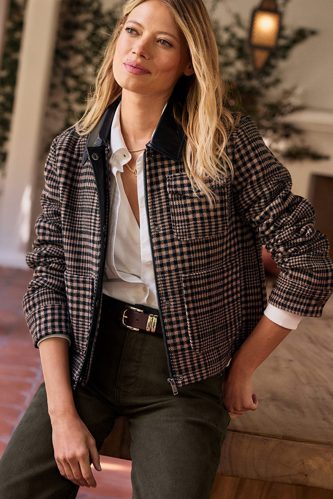 Dakota Plaid Wool Jacket