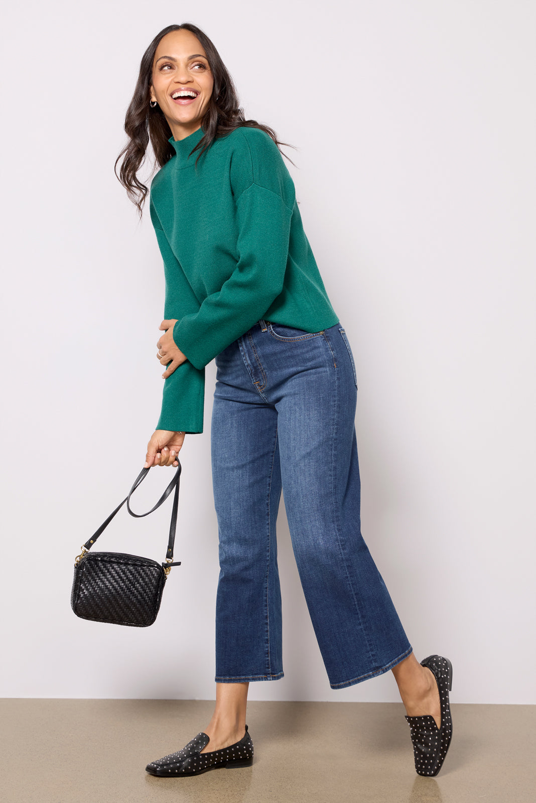 Bonnie Mock Neck Pullover