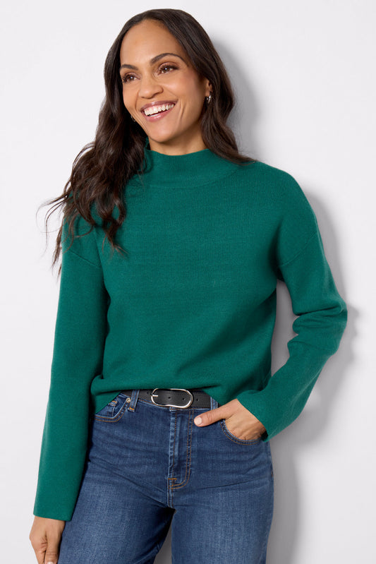 Bonnie Mock Neck Pullover