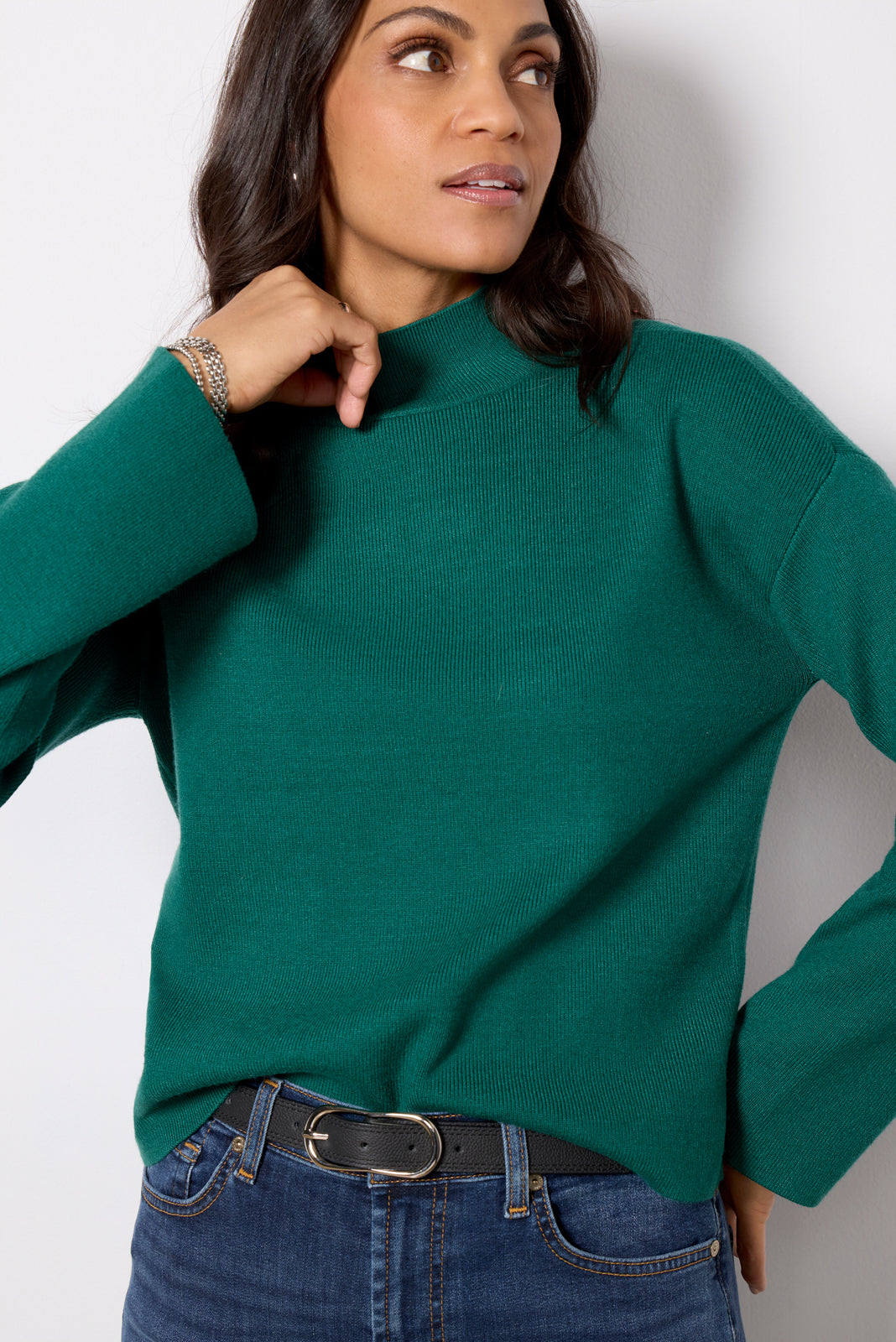 Bonnie Mock Neck Pullover