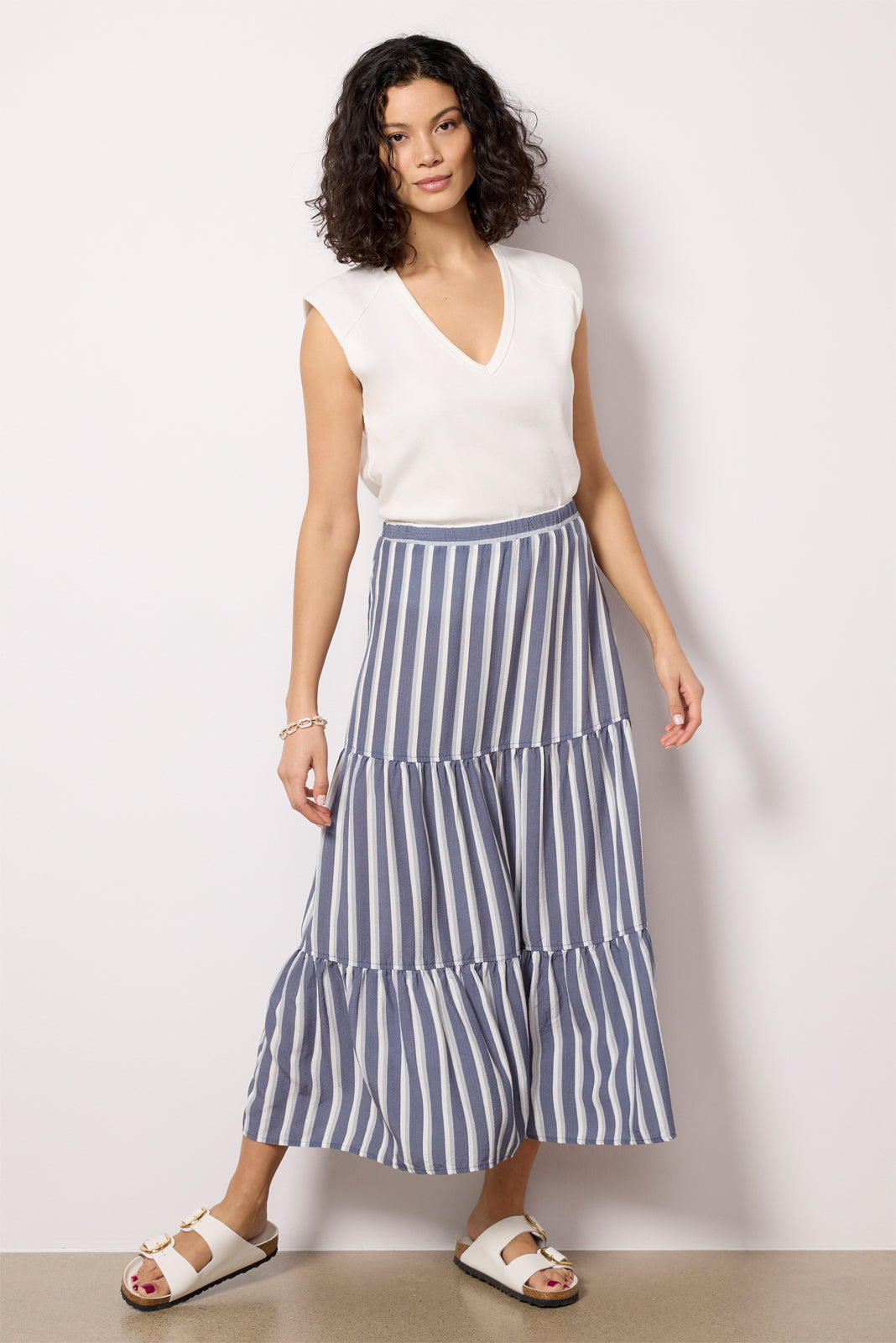 Cali Stripe Skirt