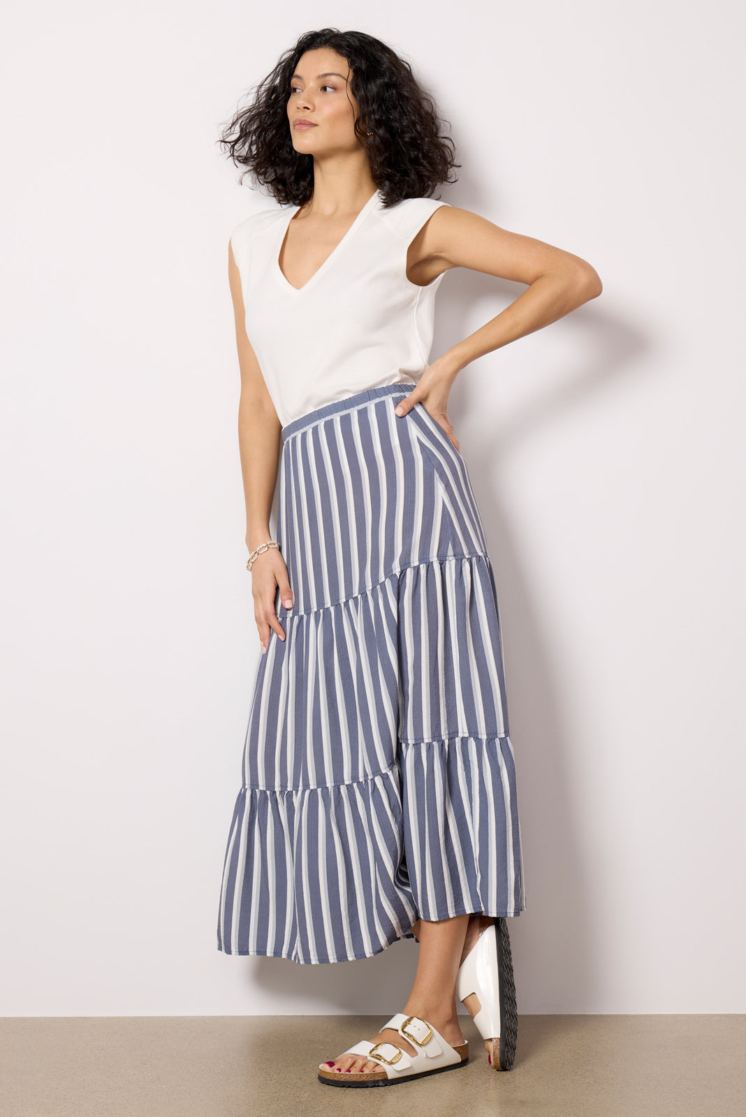 Cali Stripe Skirt