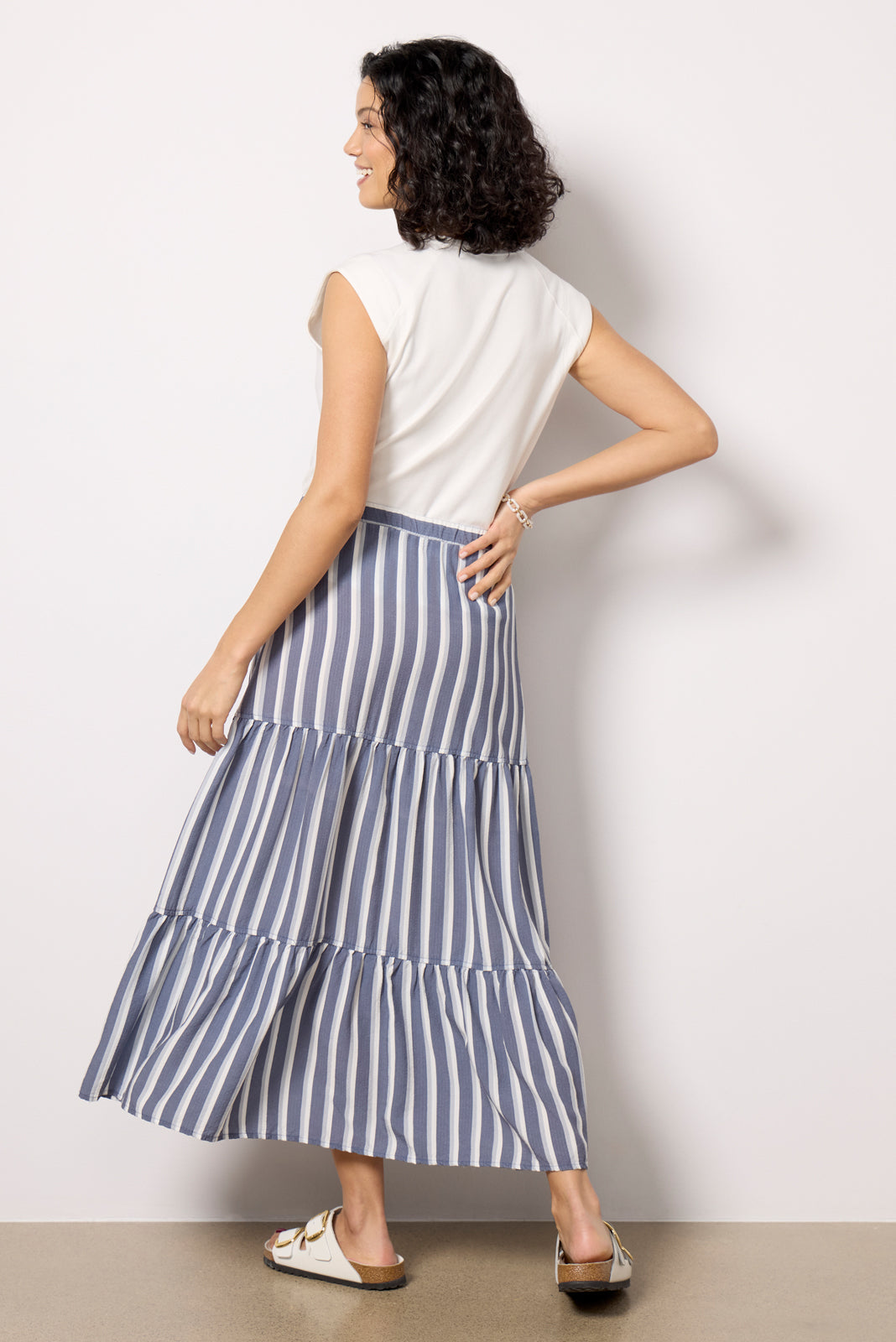 Cali Stripe Skirt