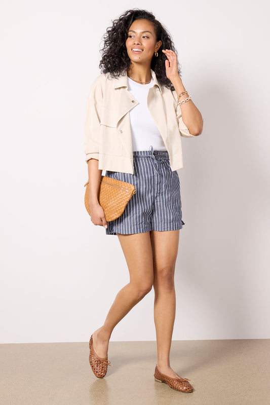 Montauk Pull on Shorts in Stripe