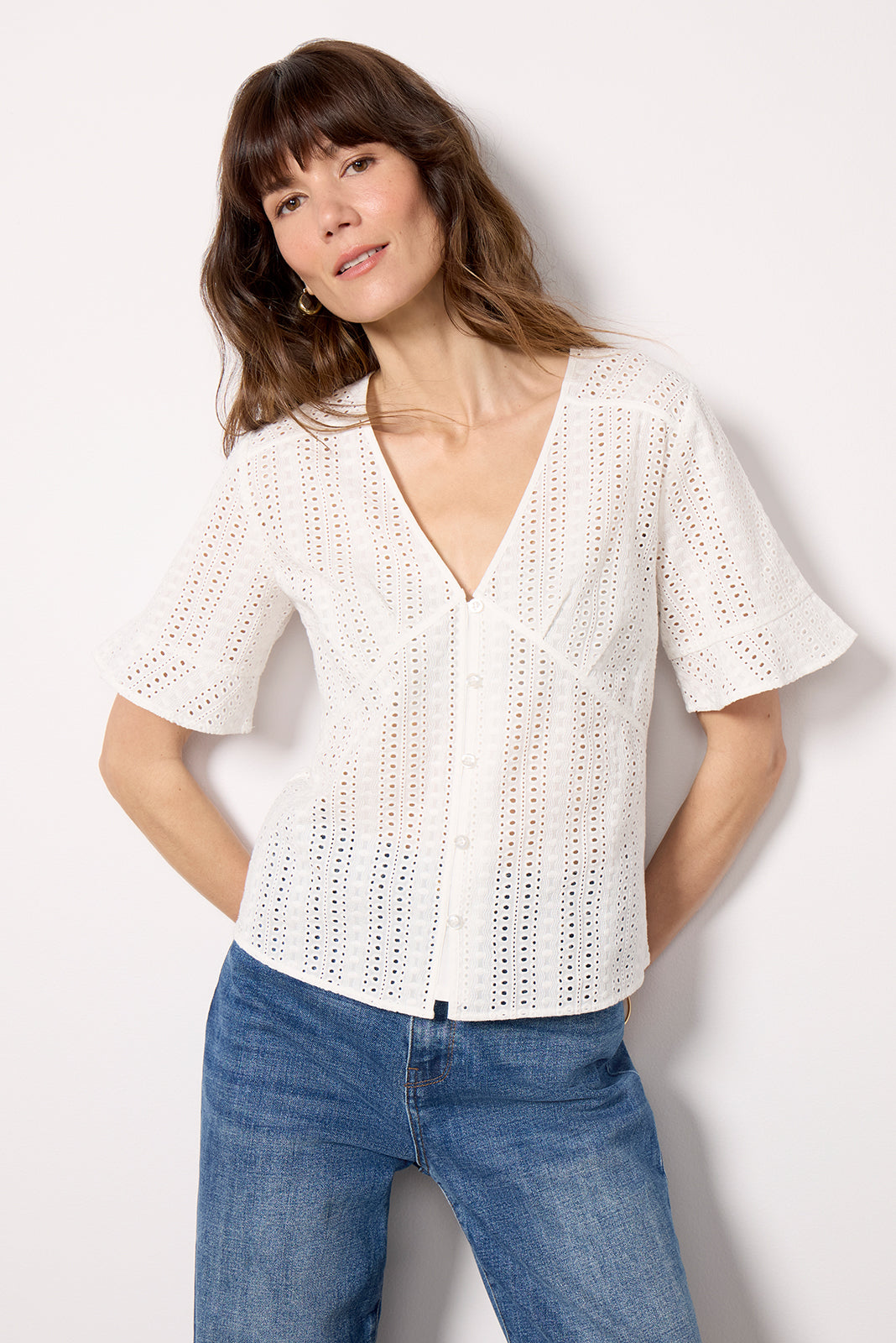 Lottie Eyelet Blouse