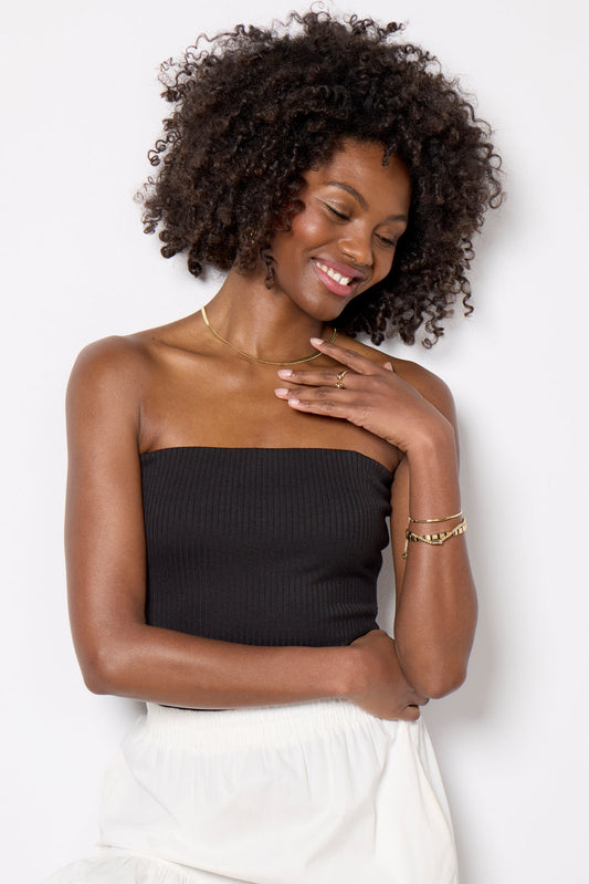 Evie Rib Tube Top