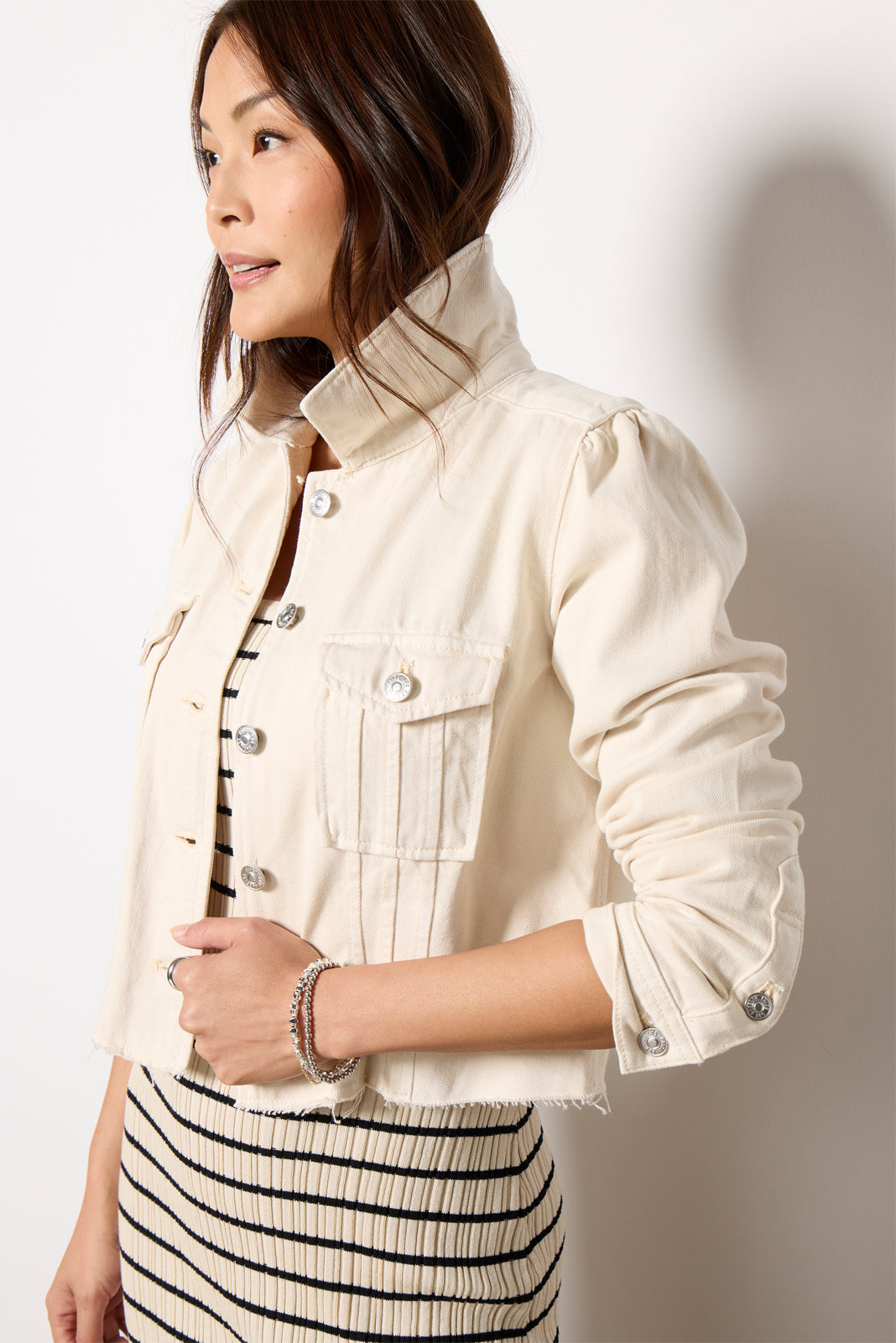 Cropped Pacey Denim Jacket