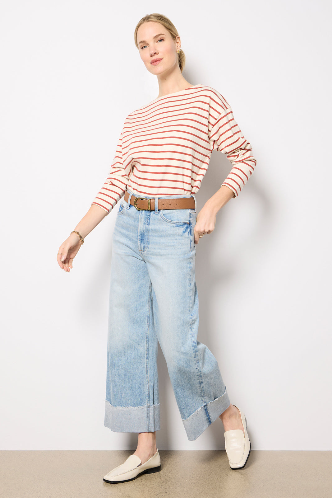 Sport Jersey Boatneck Top