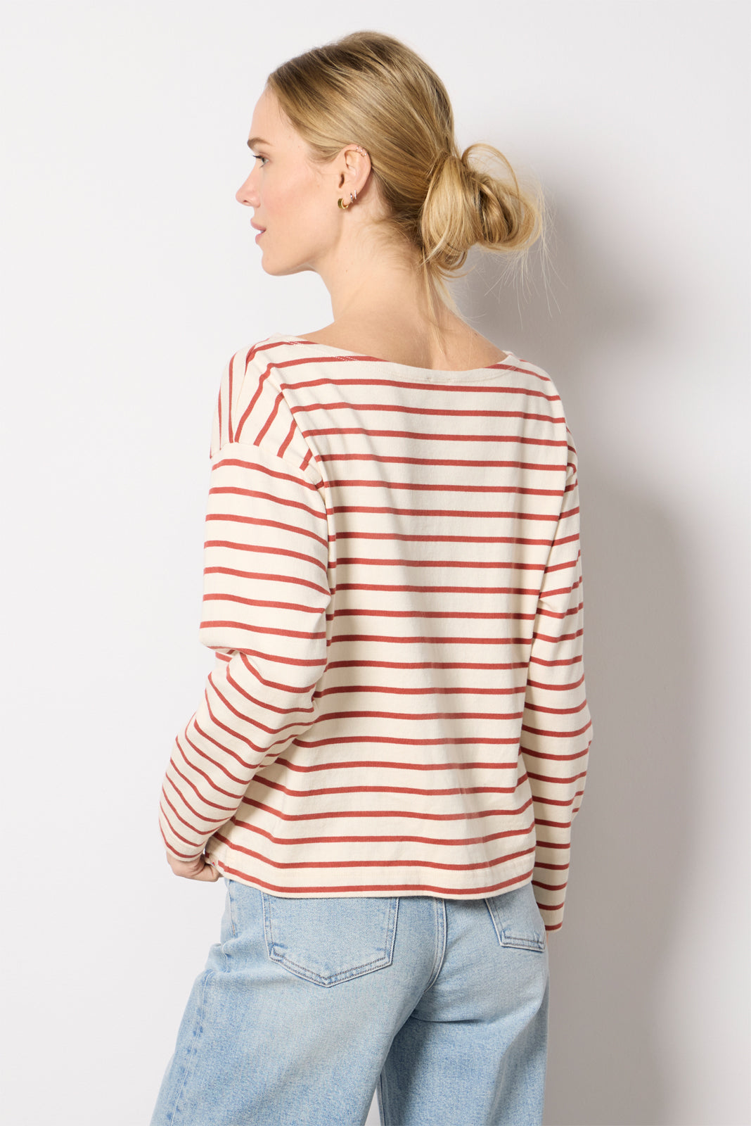 Sport Jersey Boatneck Top