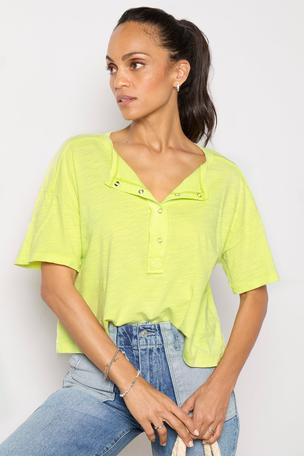 Oaklynn Washed Henley