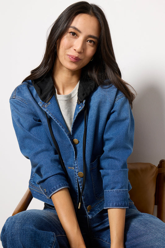 Lolo Hooded Denim Jacket