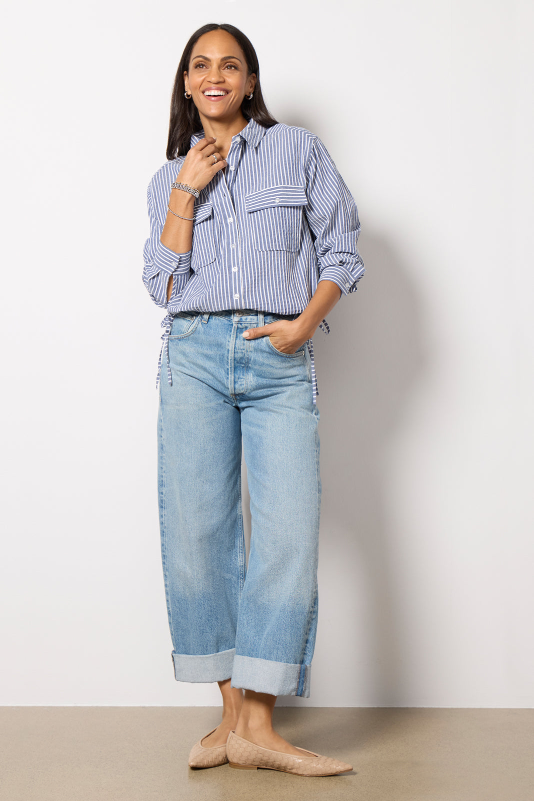 Louise Side Tie Shirt