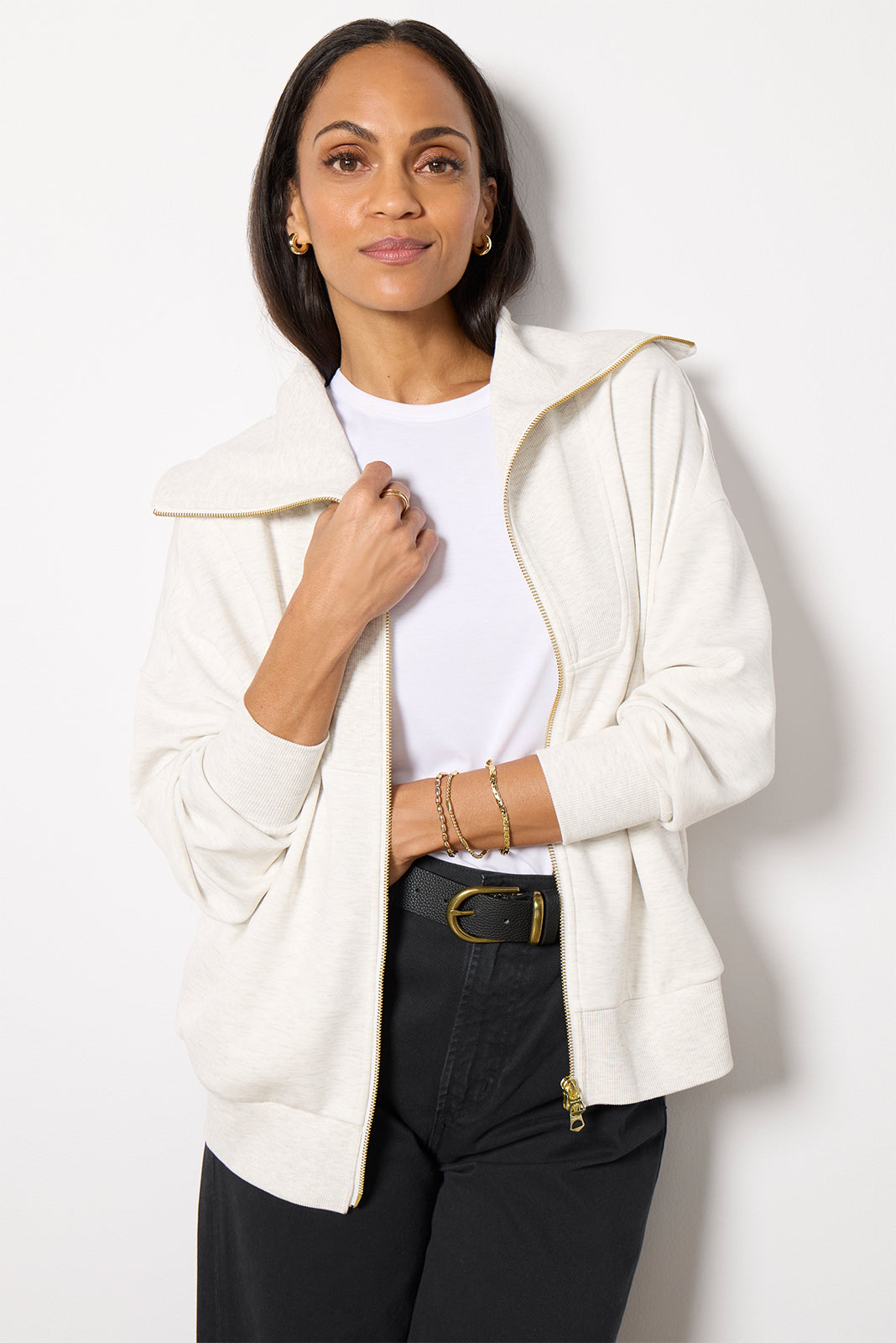 Halley Zip Through Sweat