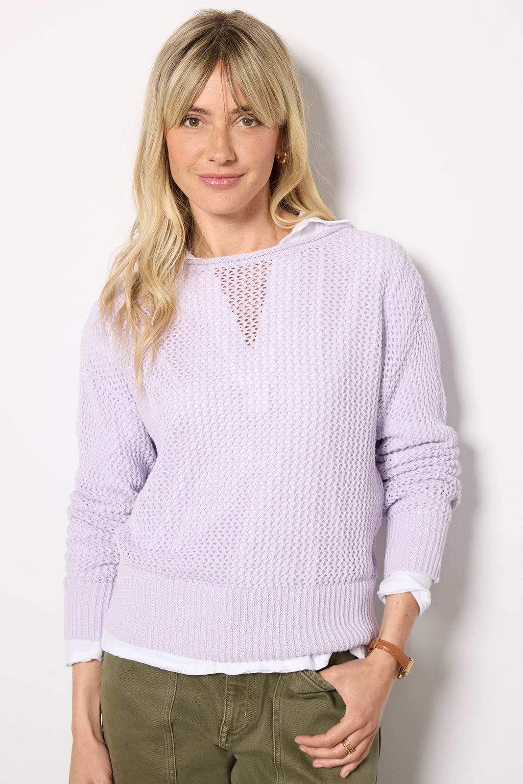 Open Knit Sweater