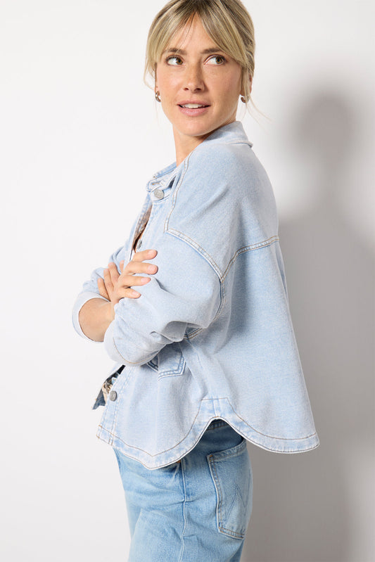 All Day Cropped Knit Jacket