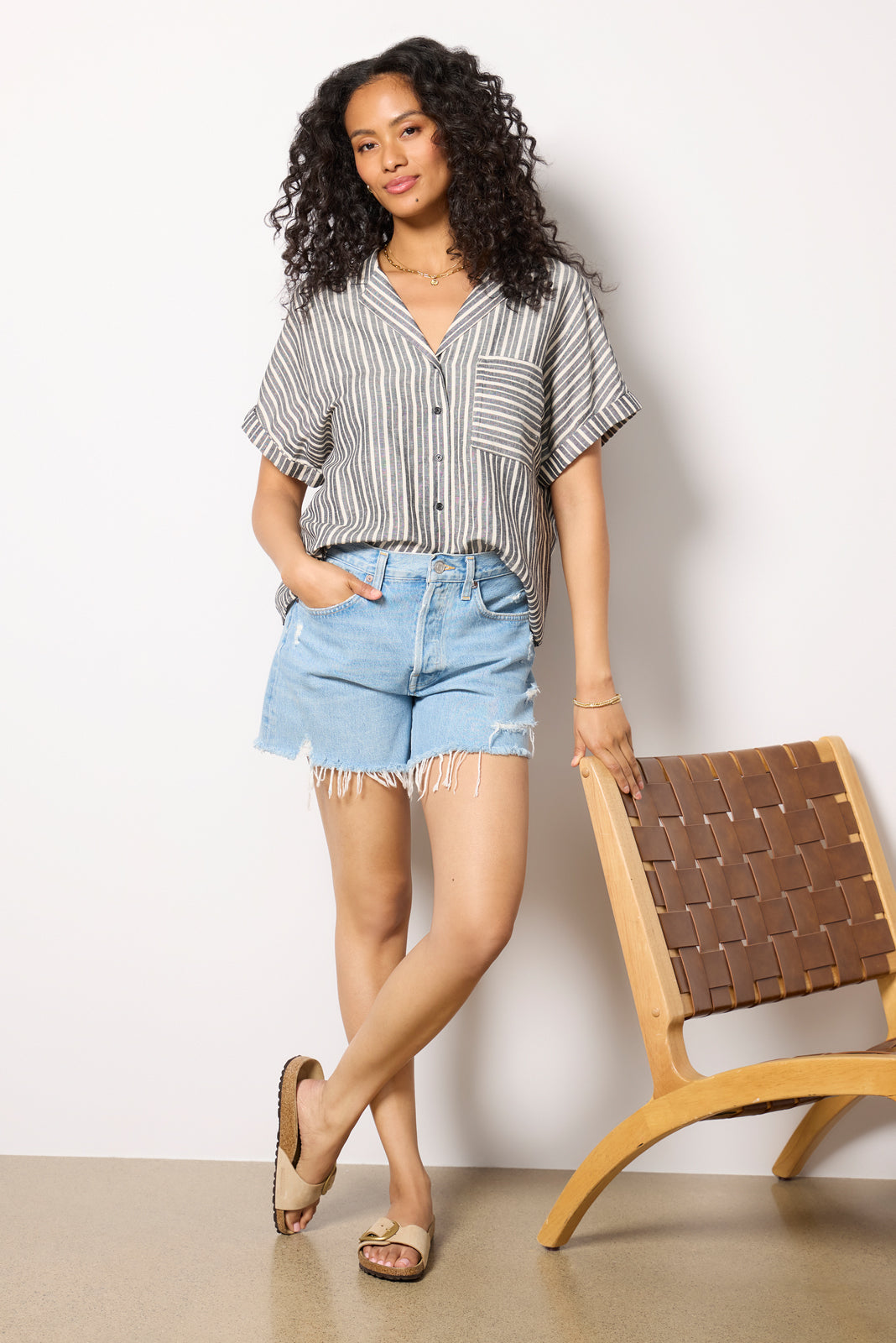 Sophia Linen Resort Shirt