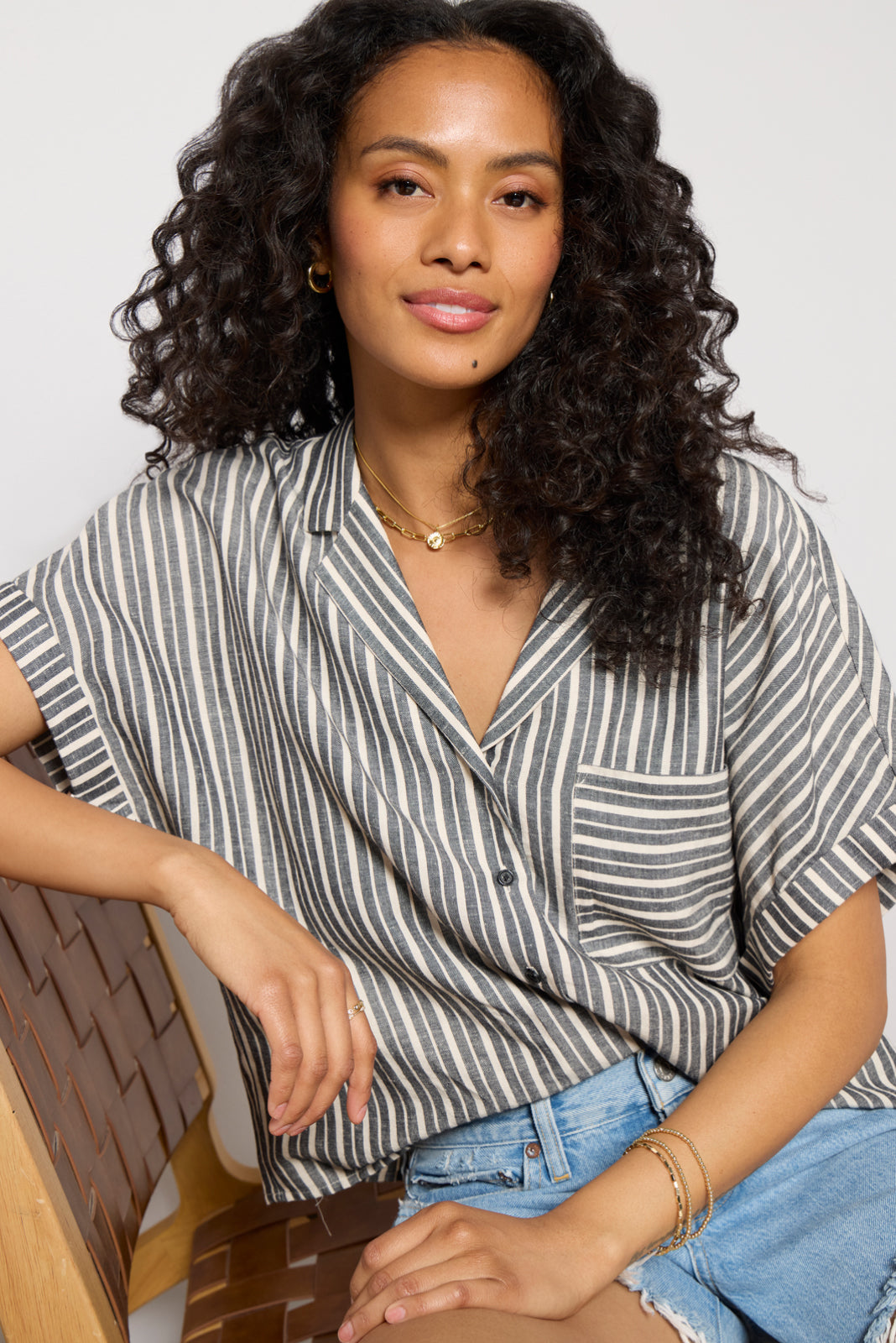 Sophia Linen Resort Shirt