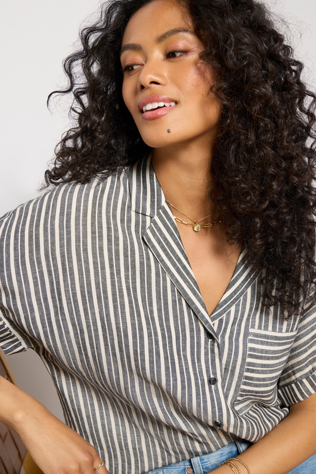 Sophia Linen Resort Shirt