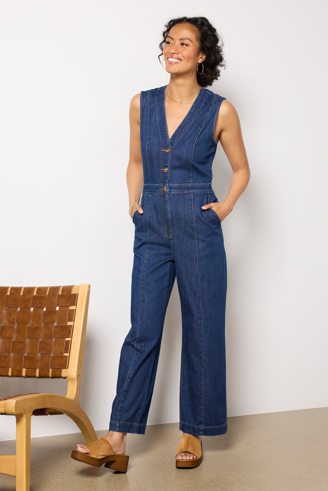 Denim Giselle Jumpsuit