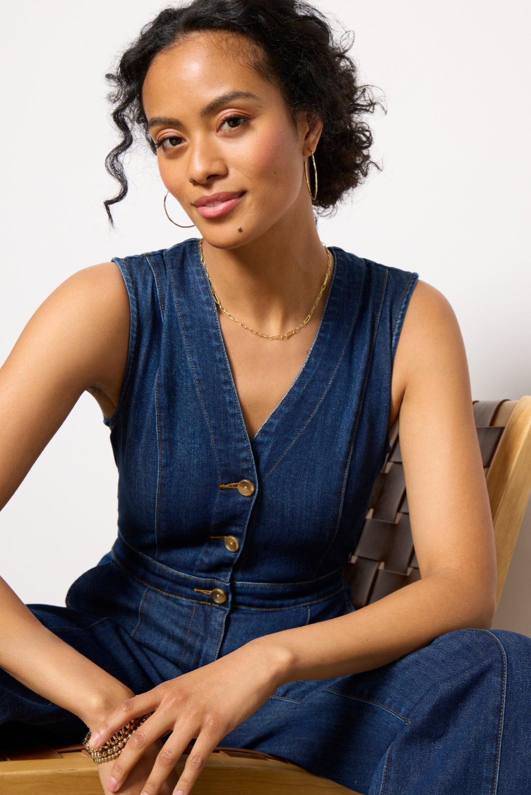 Denim Giselle Jumpsuit