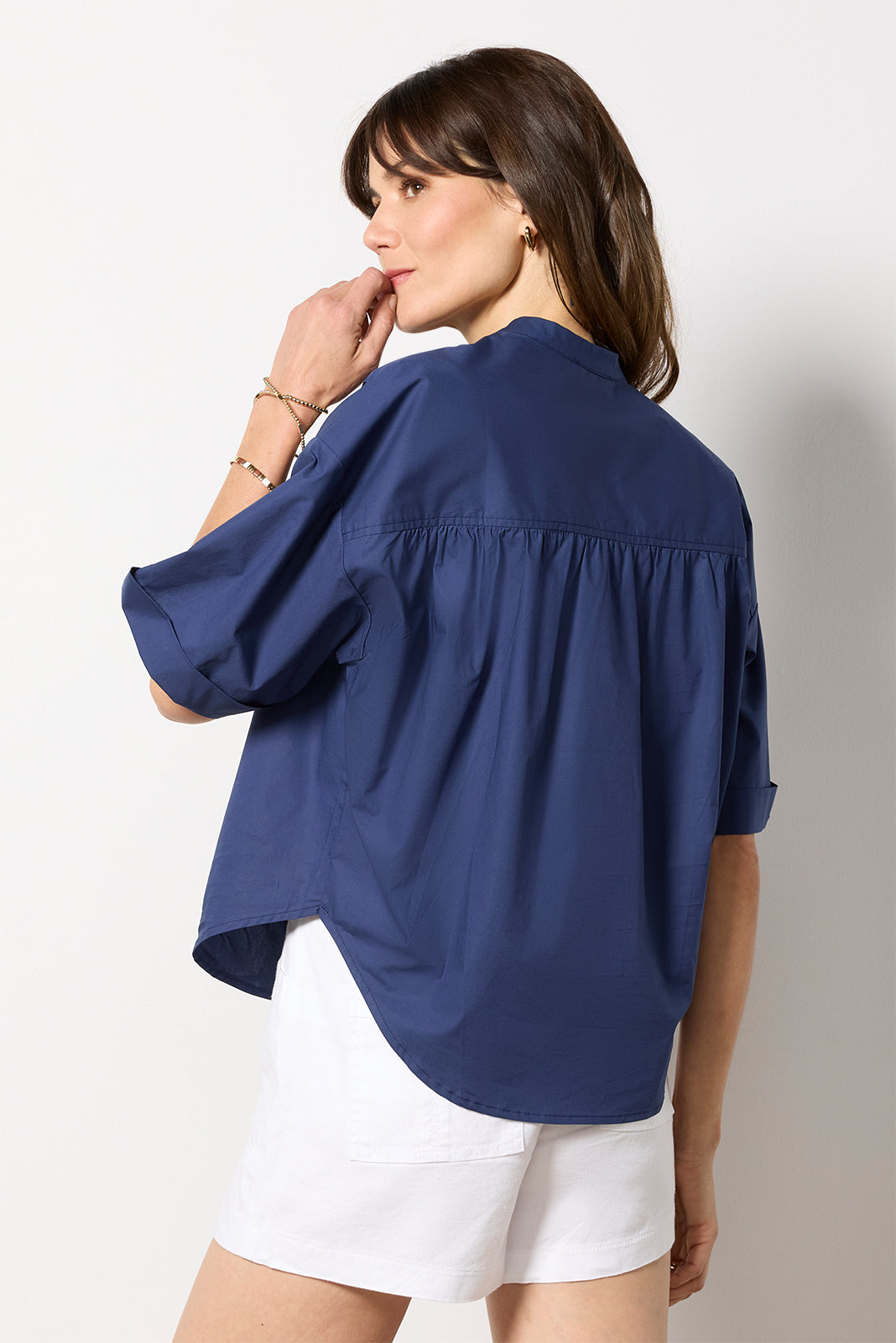 Relaxed Short Sleeve Popover