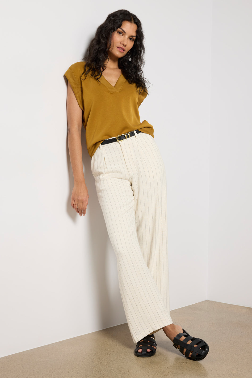 Bennett Pinstripe Pant