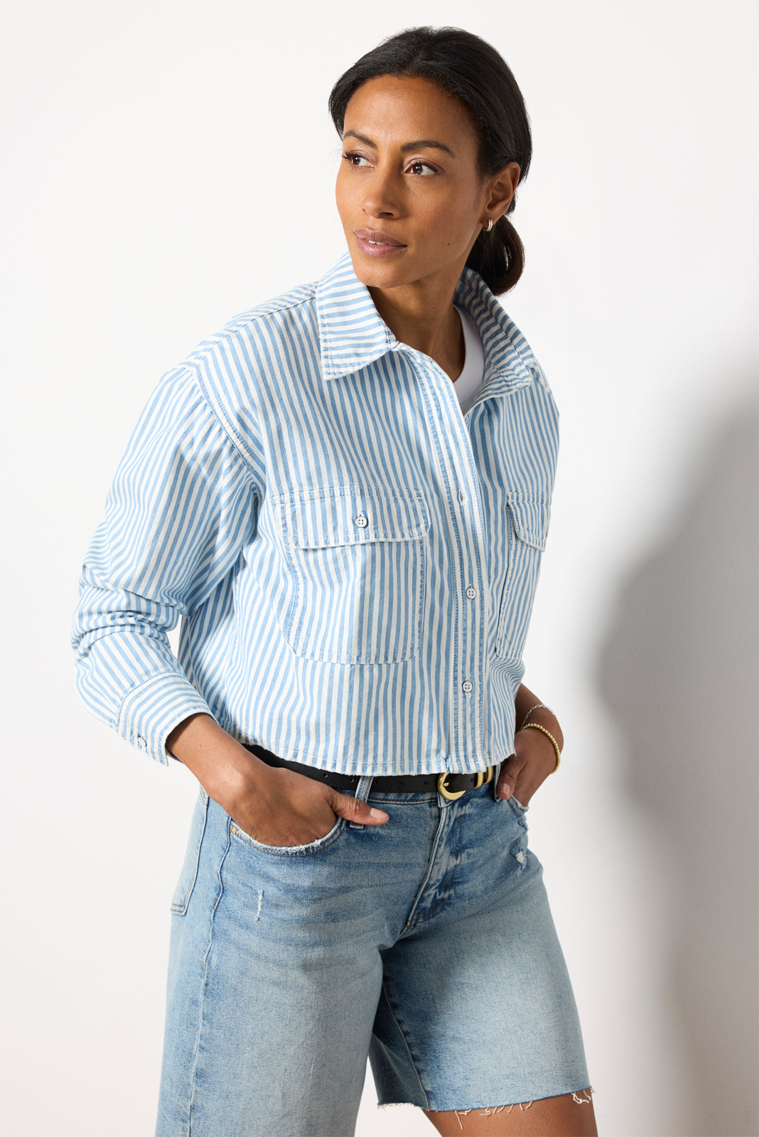 Cropped Nantucket Shirt