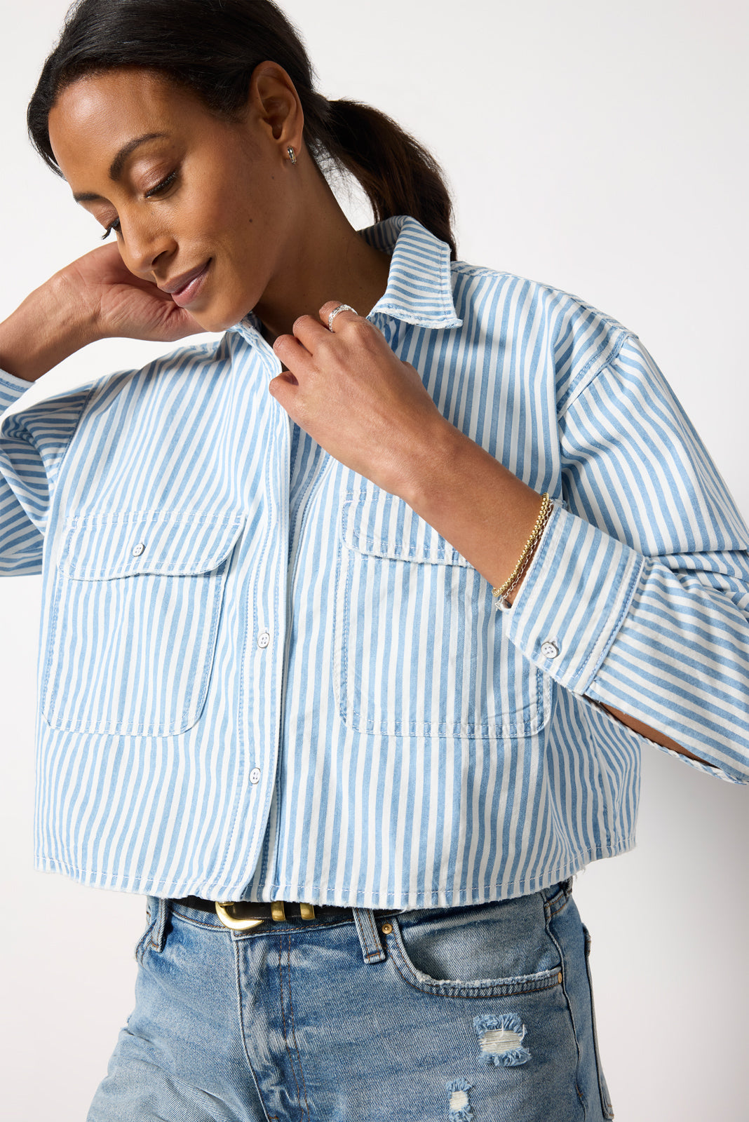Cropped Nantucket Shirt