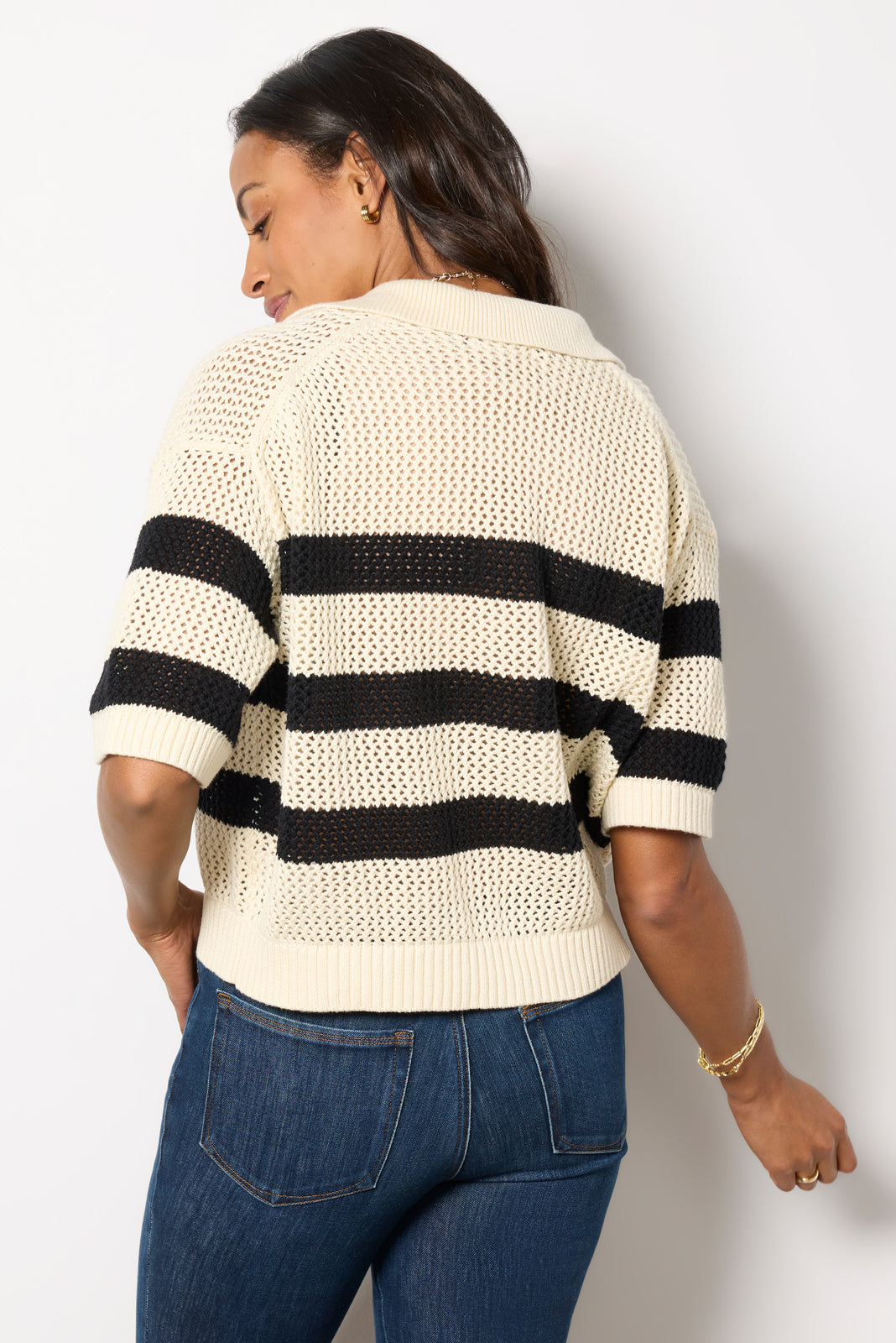 York Open Weave Pullover
