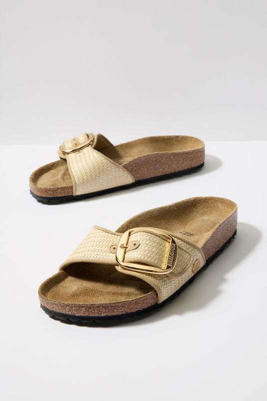 Madrid Big Buckle Raffia