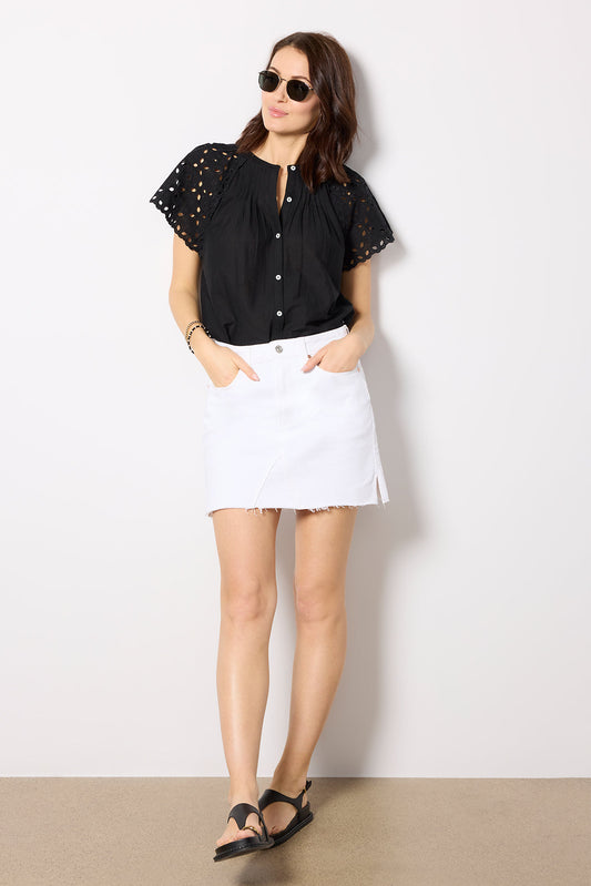 Jessie Skirt w Raw Hem