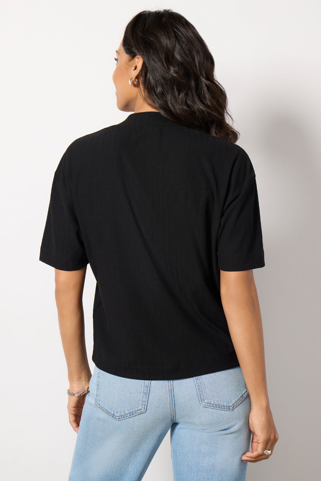 Kasey Mock Placket Tee